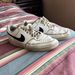 Nike Court Vision black swoosh